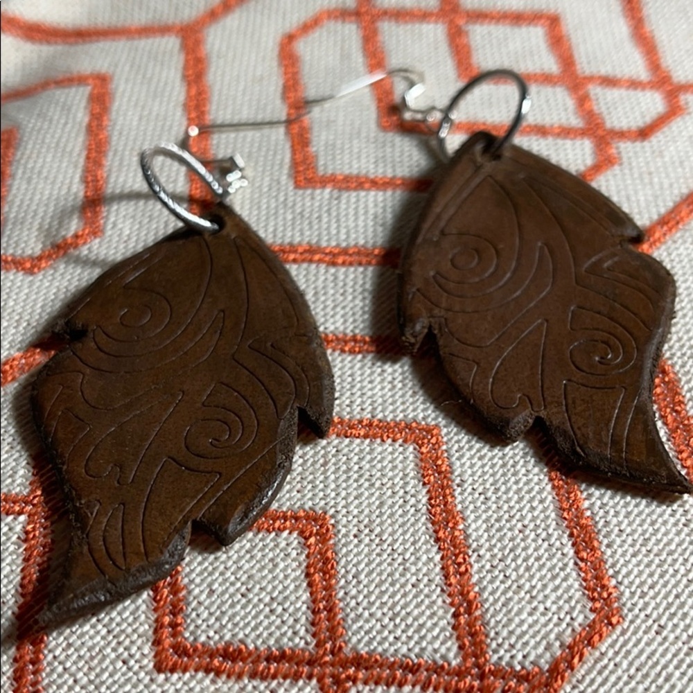 Leather Earrings